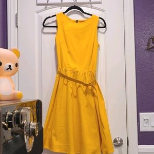 banana yellow dress◌༉‧